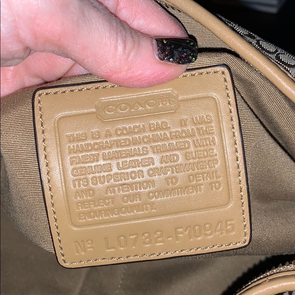 Y2K signature Coach bag purse 2 way - Picture 5 of 15